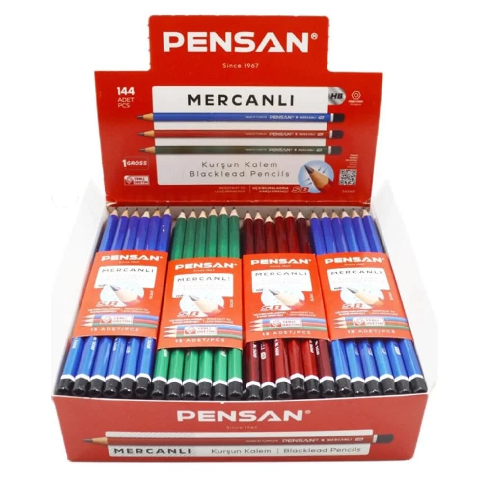Pensan Kurşun Kalem Mercanlı 56260
