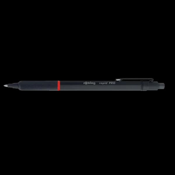 Rotring Tükenmez Kalem Rapid Pro Siyah 1904292