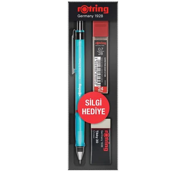 Rotring Okul Seti Visuclick Versatil/Min Silgi 0.7 MM Mavi RO-VK07