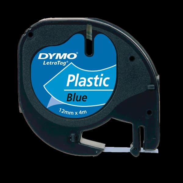 Dymo Letratag Şerit Plastik 12 MMx4 MT Mavi 91205