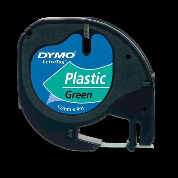 Dymo Letratag Şerit Plastik 12 MMx4 MT Yeşil 91204