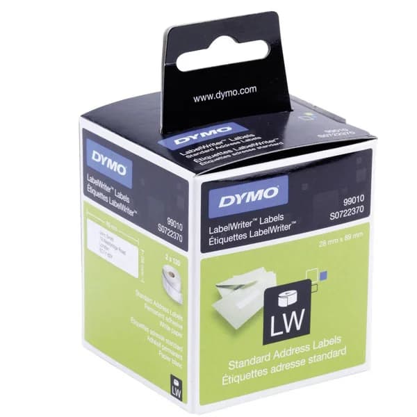 Dymo Label Witer Etiketi Adres 260 Lİ 89x28 MM Beyaz 99010 S0722370