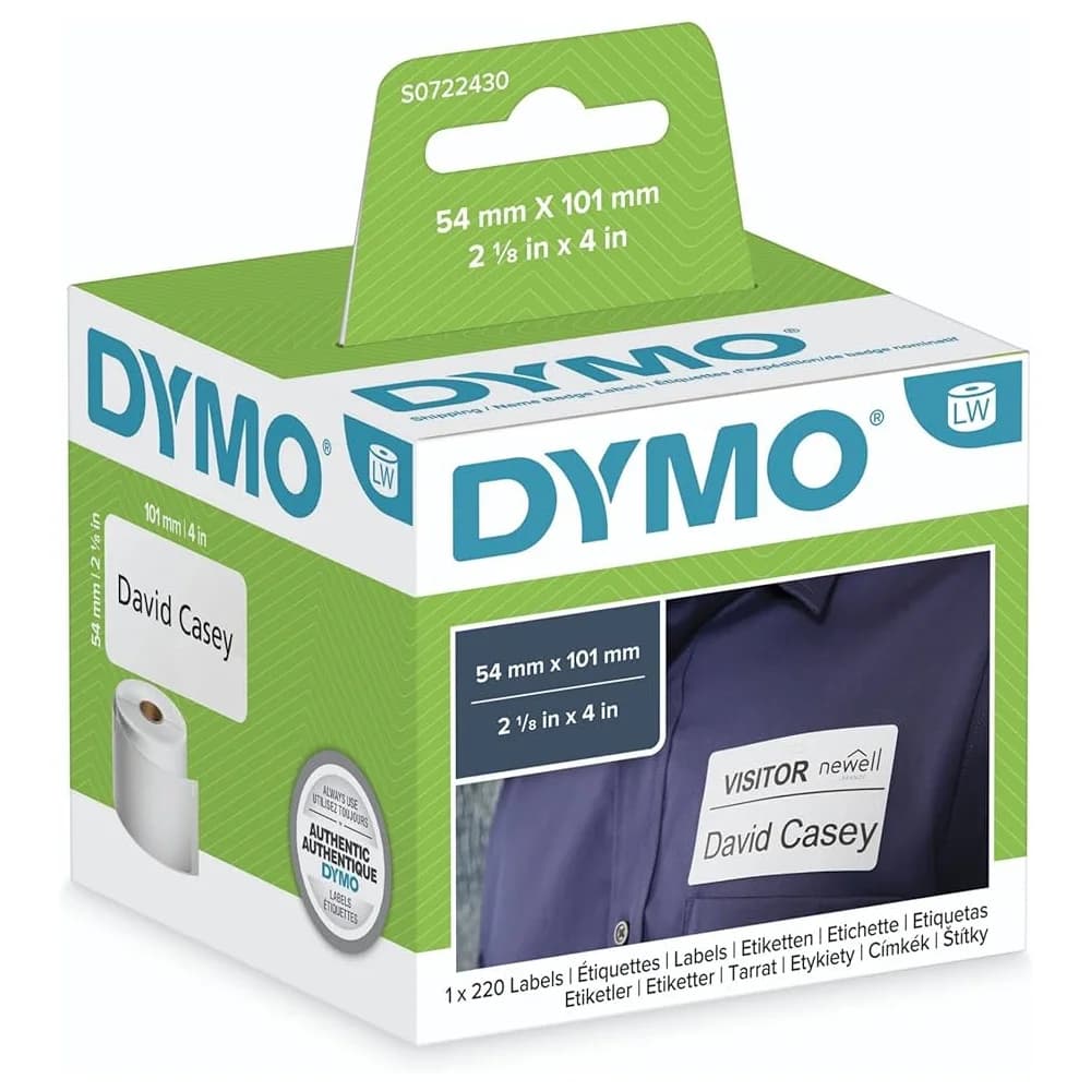 Dymo Label Witer Etiketi Adres 220 Lİ 101x54 MM Beyaz 99014 S0722430