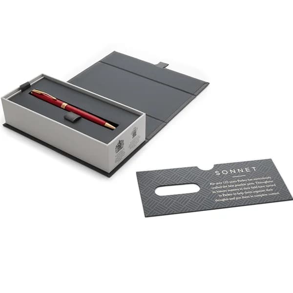 Parker Tükenmez Kalem Sonnet Lake Kırmızı GT