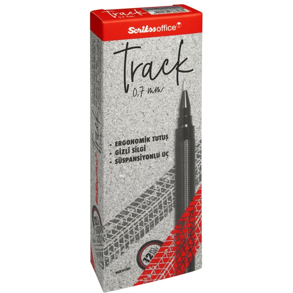 Scrikss Versatil Kalem Track 0.7 MM Gri 12 Li