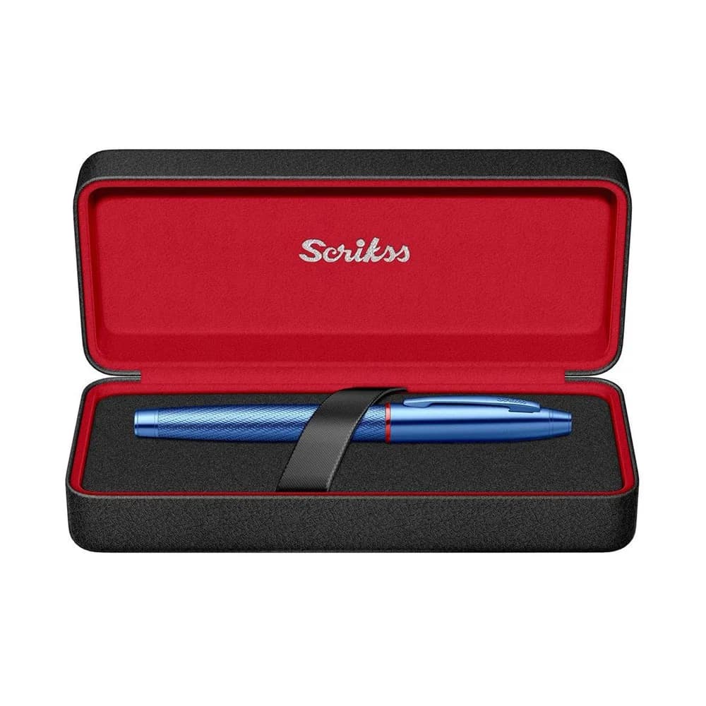 Scrikss Roller Kalem Metalik Mavi 35