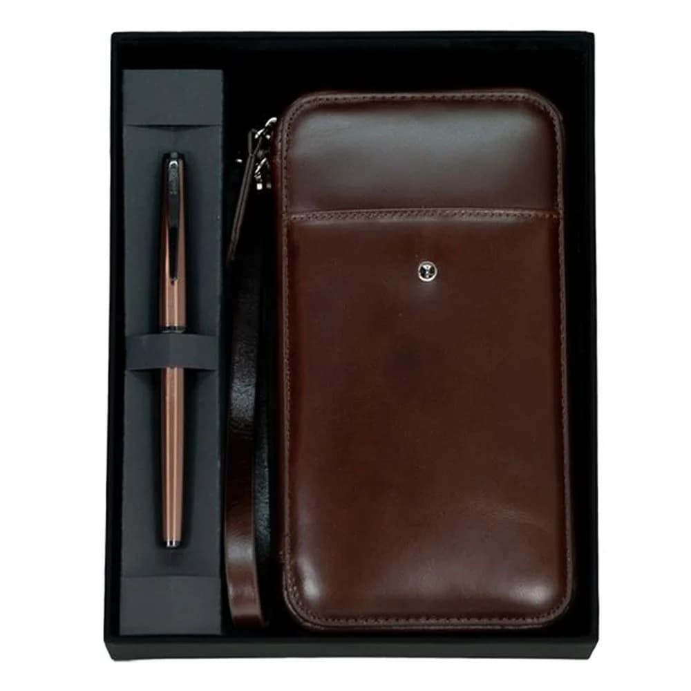 Scrikss Hakiki Deri El Çantası Kahve &amp; 78Mg Roller