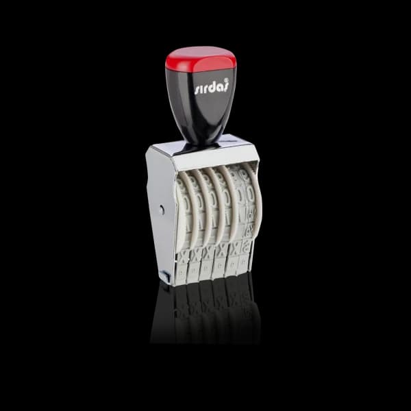 Sırdaş Numaratör Elle Çevirmeli 6 Hane 9 MM 1596