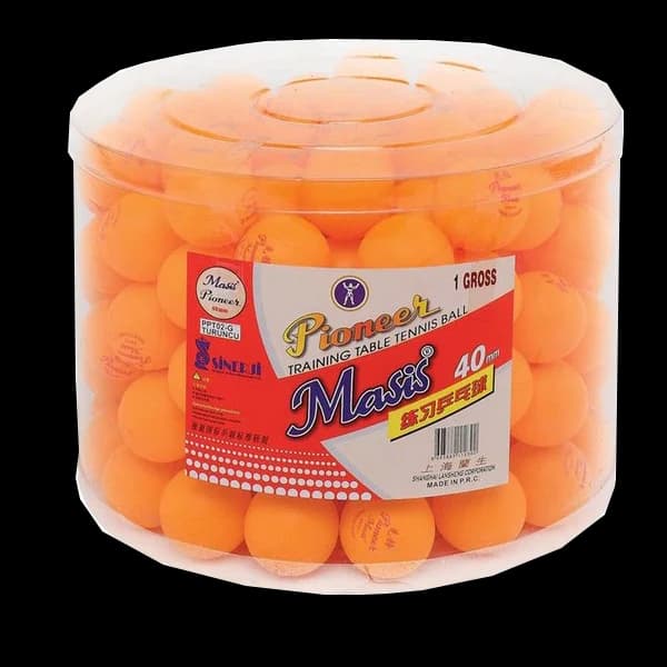 Masis Pin Pon Topu Pioneer 40 MM Turuncu PPT02-G