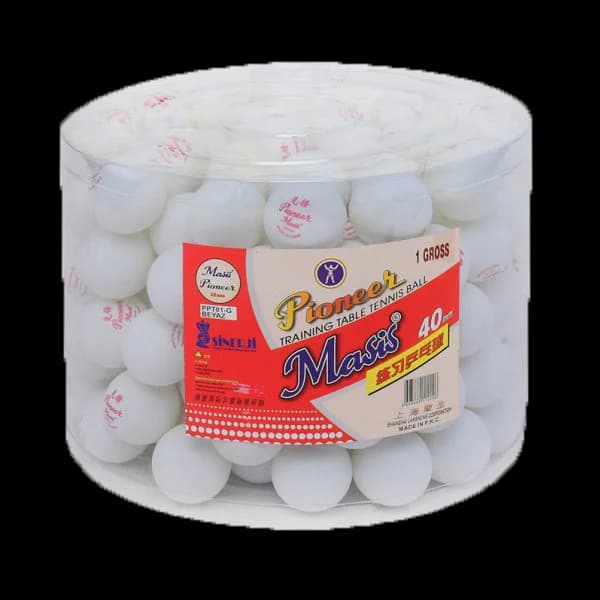 Masis Pin Pon Topu Pioneer 40 MM Beyaz PPT01-G