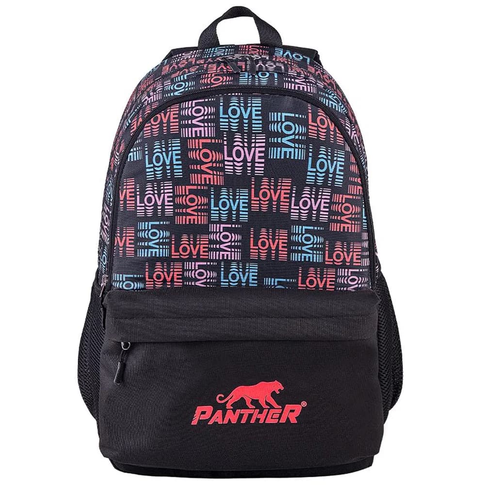 Panther Sırt Çantası Love Desenli Pt-3930