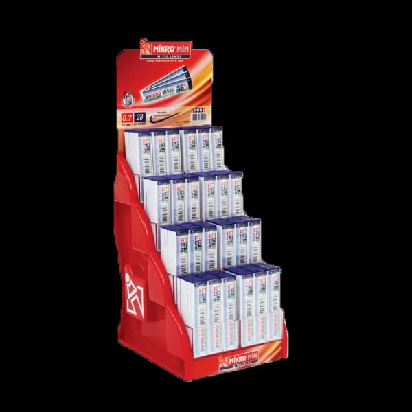 Mikro Min Cetvelli Stand 0.7 MM 2B 288 Lİ M-750