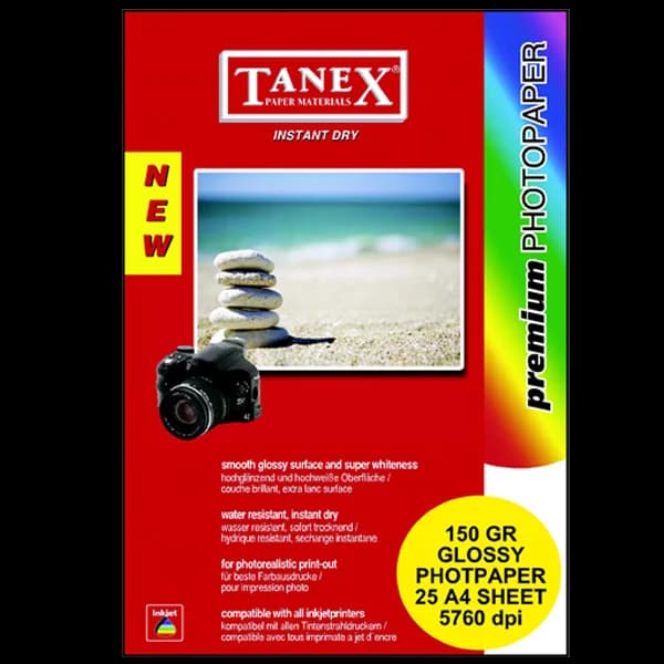 Tanex Fotoğraf Kağıdı 25 Lİ A4 150 GR
