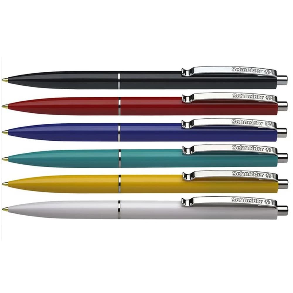 Schneider Tükenmez Kalem Mavi Gövde Mavi Yazım K15