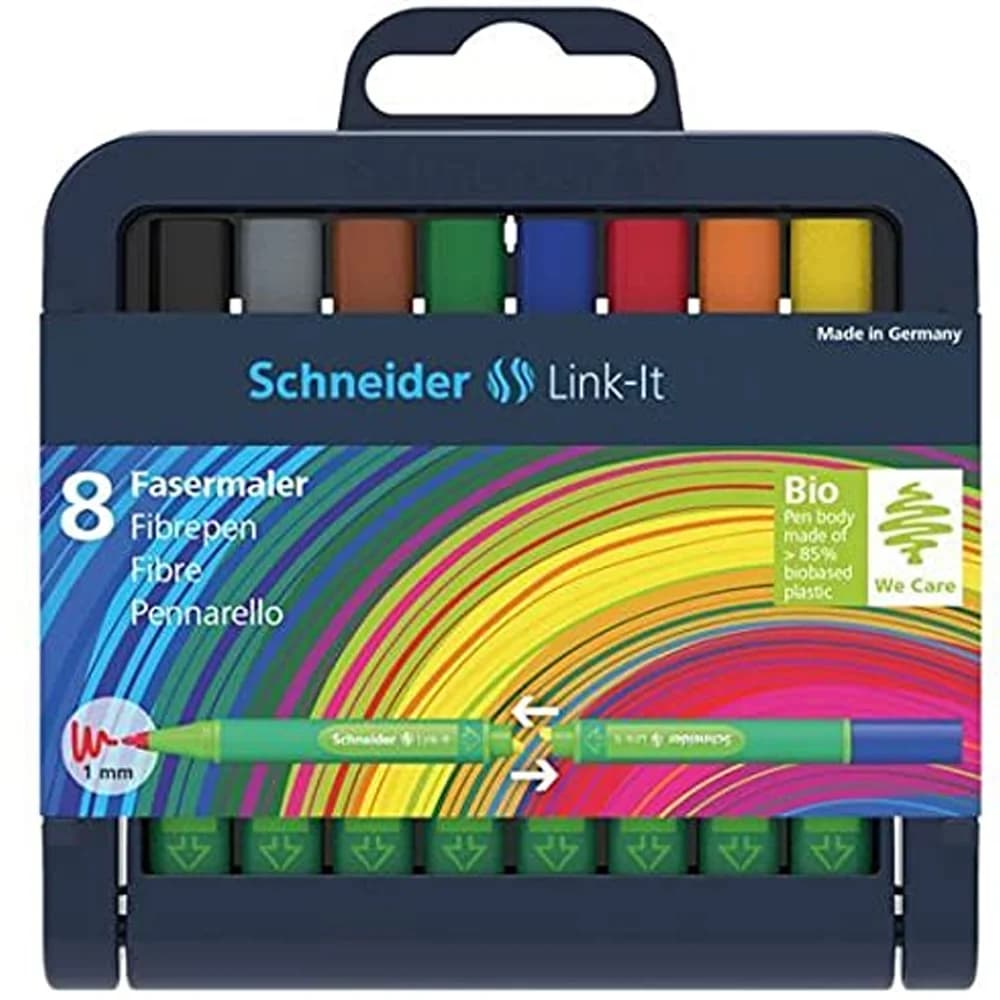 Schneider Fiber Uçlu Kalem Lınk-It 1.0 MM 8 Li Set