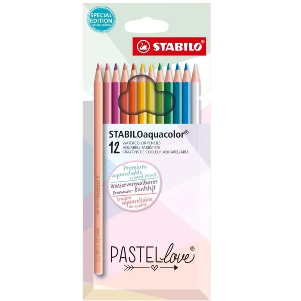 Stabilo Aquacolor Pastellove 12 Li 1612/7