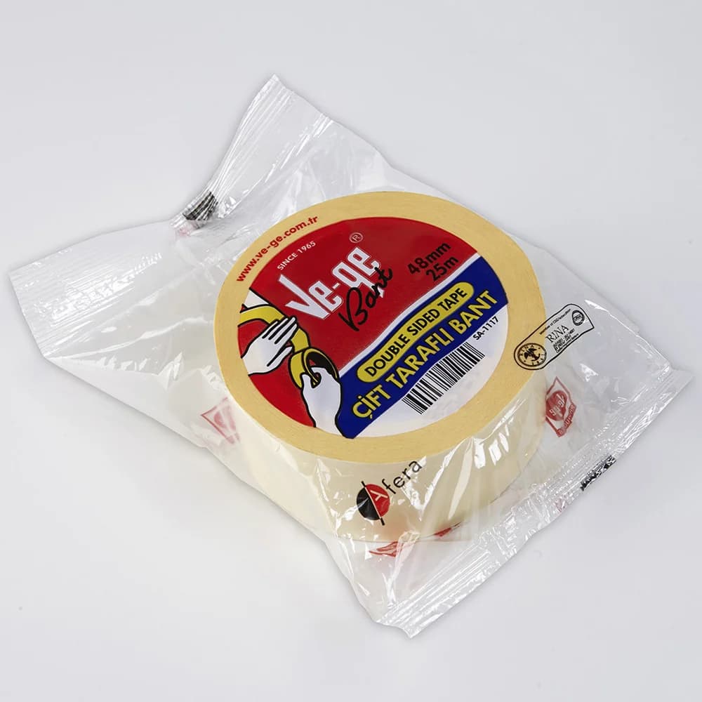 Vege Çift Taraflı Bant Askılı 48x25 Mt