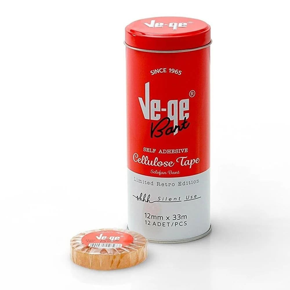 Vege Selefon Bant Retro Serisi Teneke 12x33