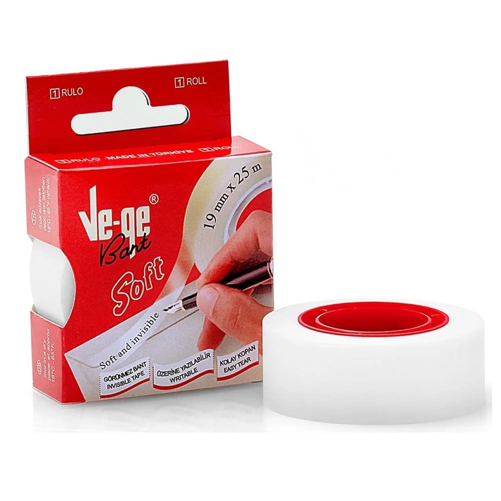 Vege Görünmez Bant Soft Tape 19x25