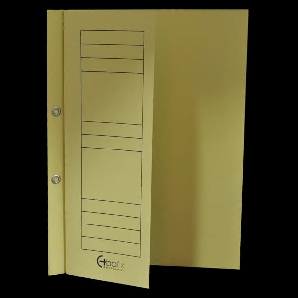 Bafix Yarım Kapak Dosya Karton Sarı