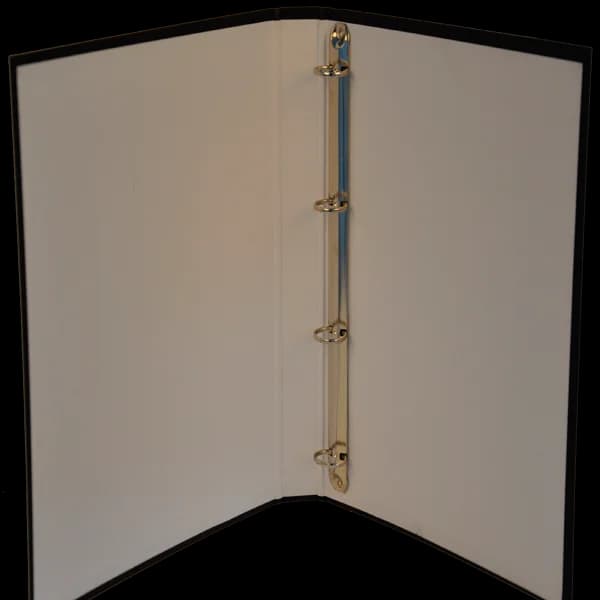 Bafix Talebe Klasörü Pvc 4 Halkalı A4 Siyah