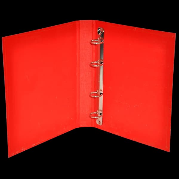 Bafix Talebe Klasörü Pvc 4 Halkalı A5 Kırmızı