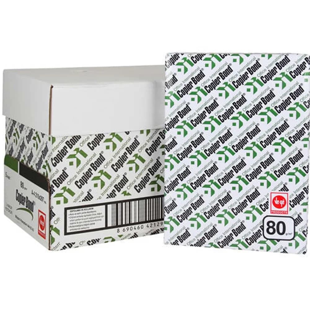 Vege Fotokopi Kağıdı Copier Bond 500 LÜ A4 80 GR