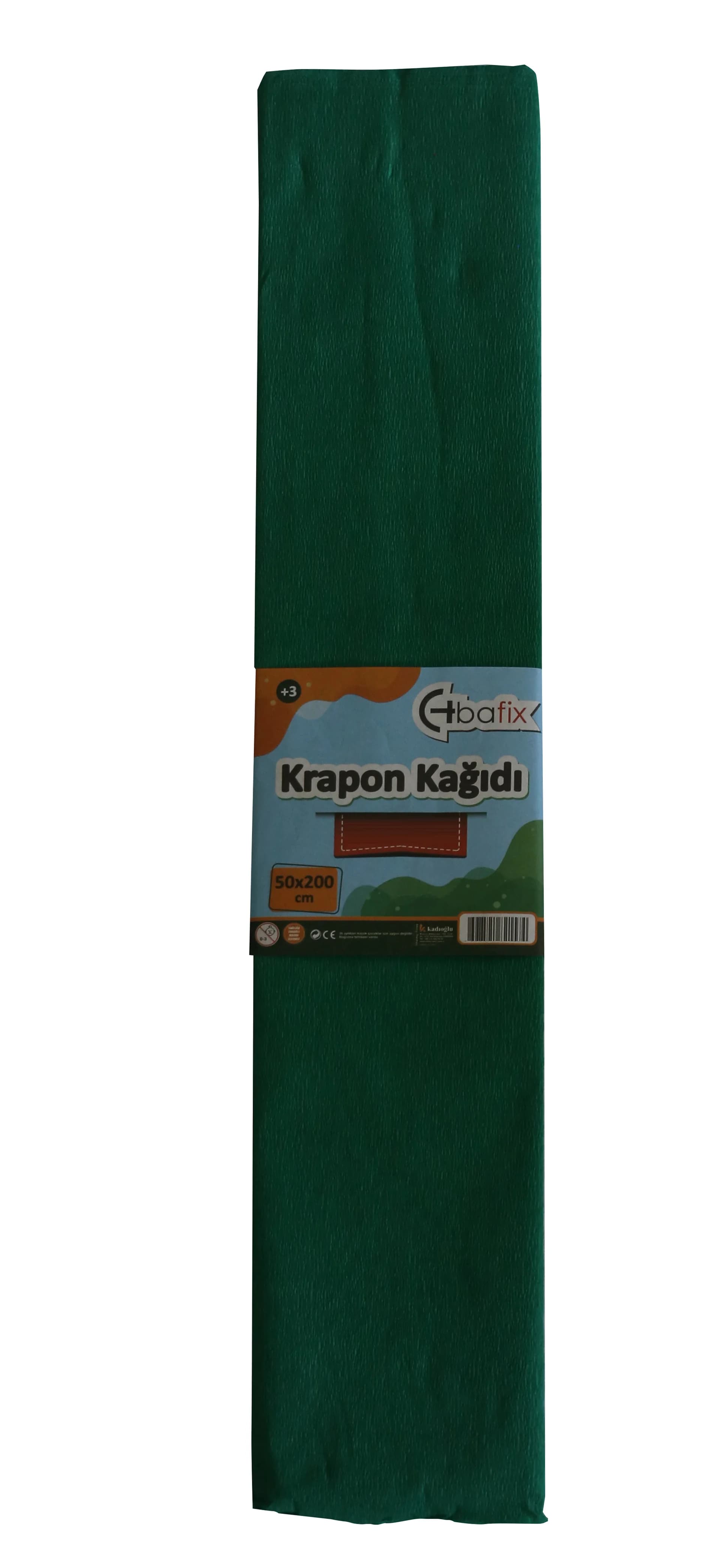 Bafix Krapon Kağıdı 10 LU 50x200 CM Koyu Yeşil