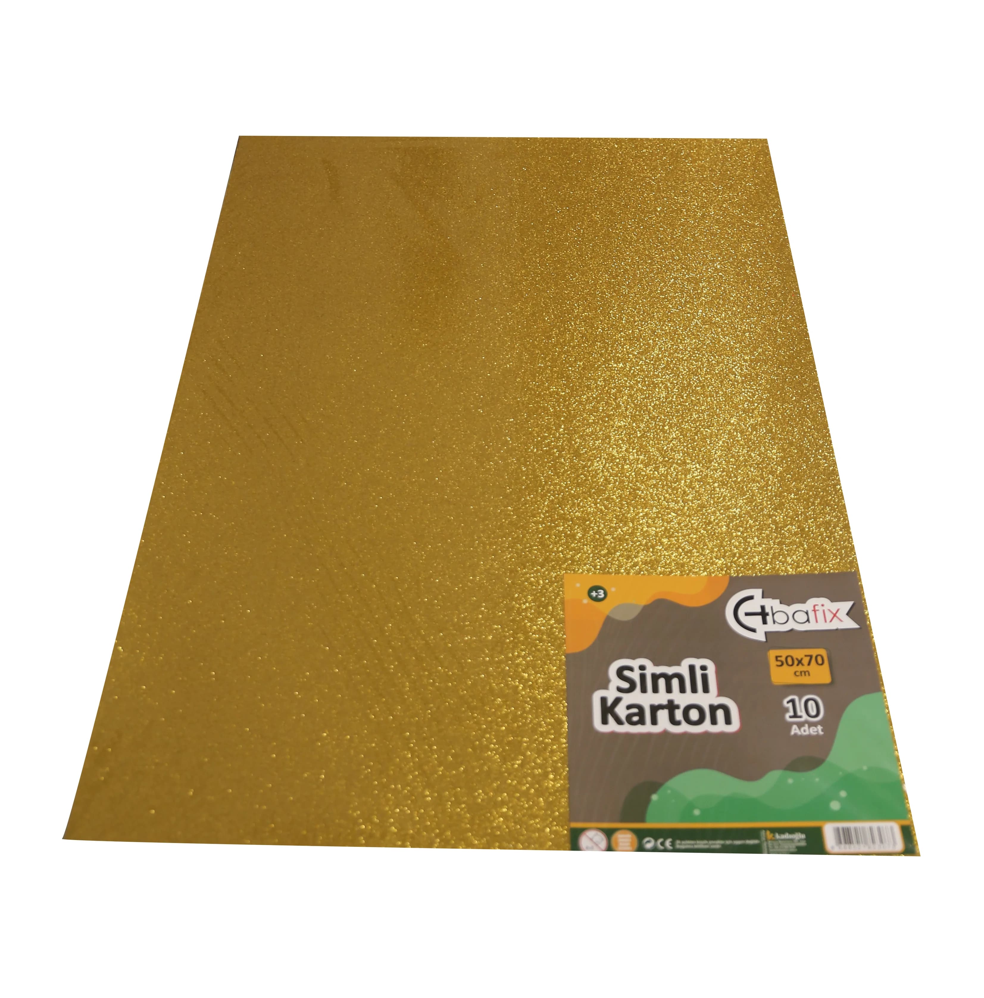 Bafix Simli Karton 50x70 Altın (Gold)