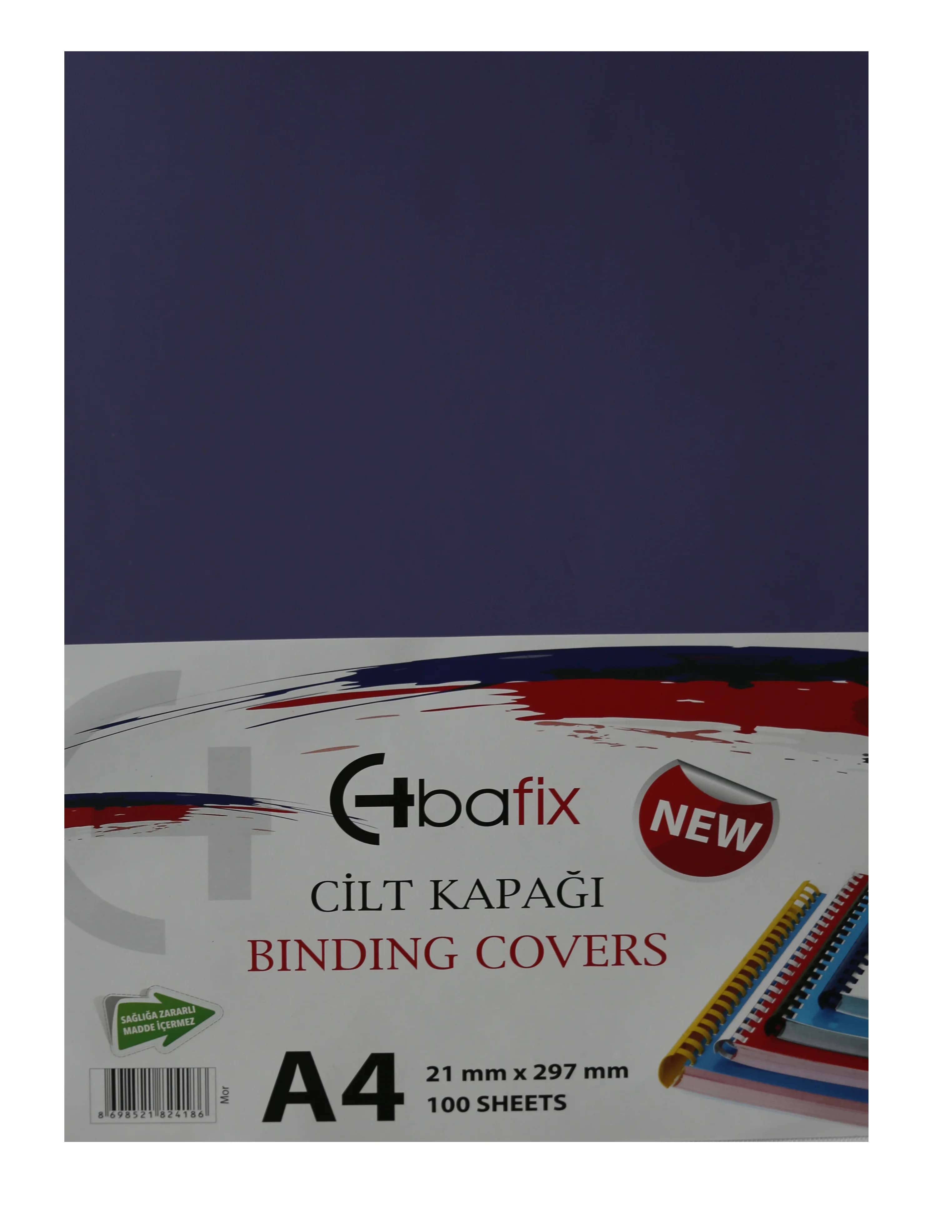 Bafix Cilt Kapağı Plastik Opak A4 160 MIC Mor