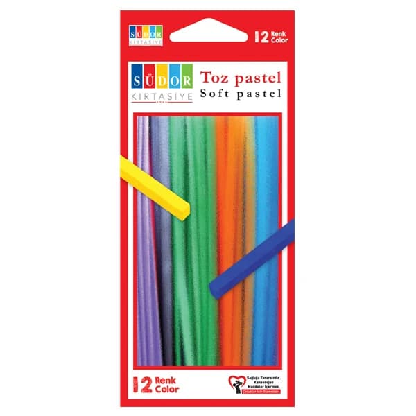 Südor Pastel Boya Toz 12 Renk BS97