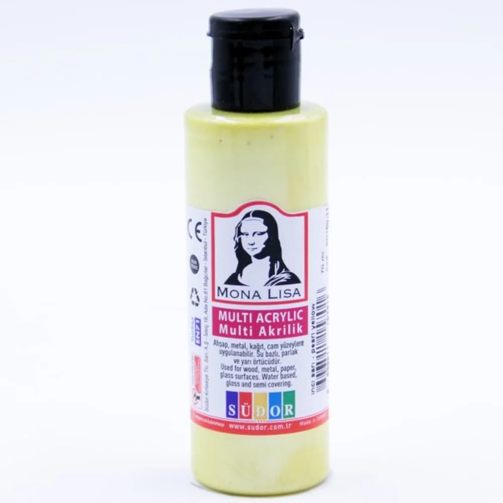 Mona Lisa Multi Akrilik 70 ML İnci Sarı SD160-11