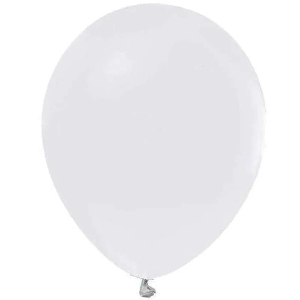 Balonevi Balon 12" Baskı Balonu Beyaz 100 Lü
