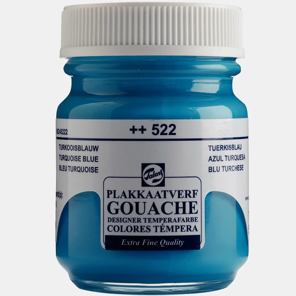 Talens Guaj Boya 16 ML Turquoise Mavi (Turkuaz Mavisi) 522