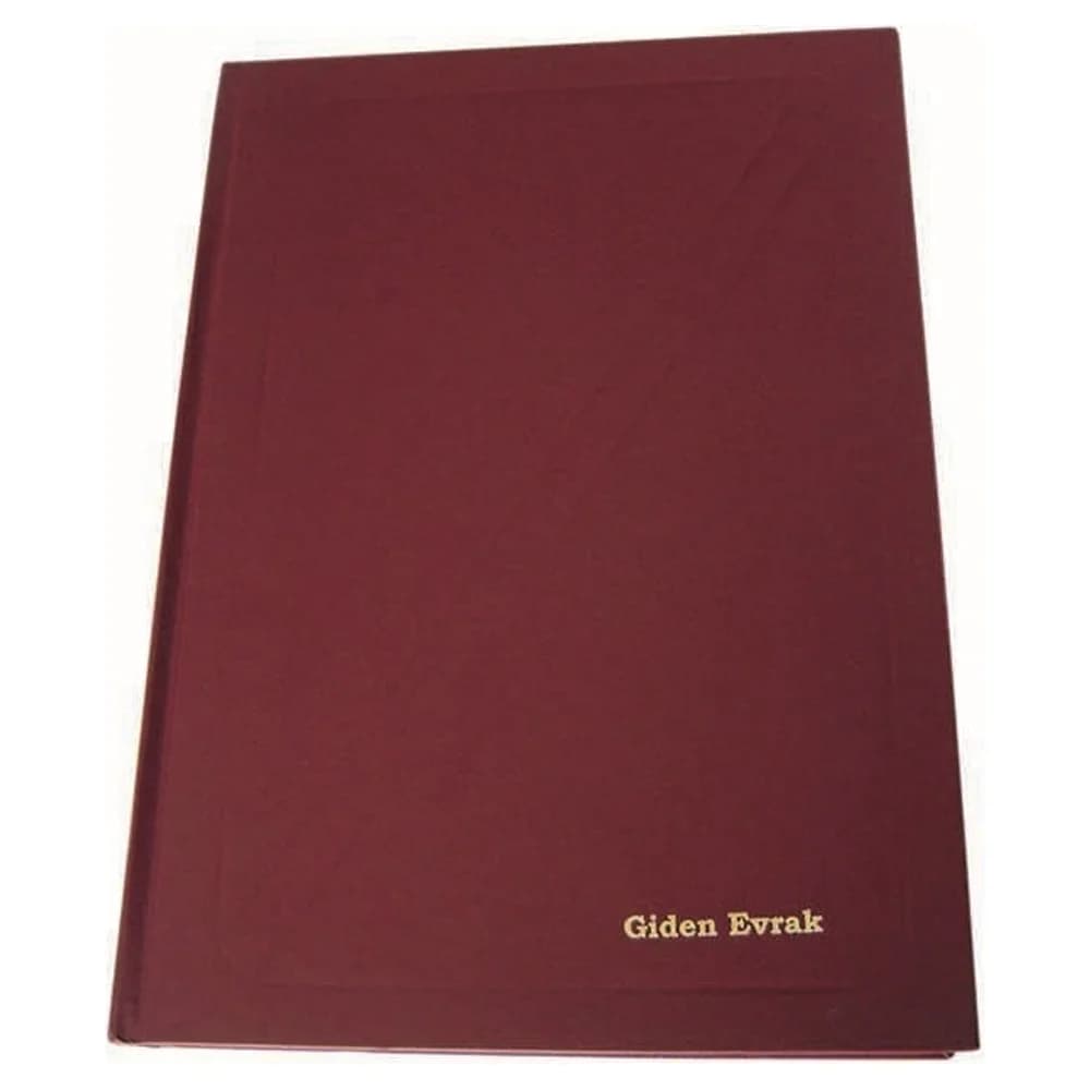 Dilman Giden Evrak Defteri Ciltli 96 YP 5022