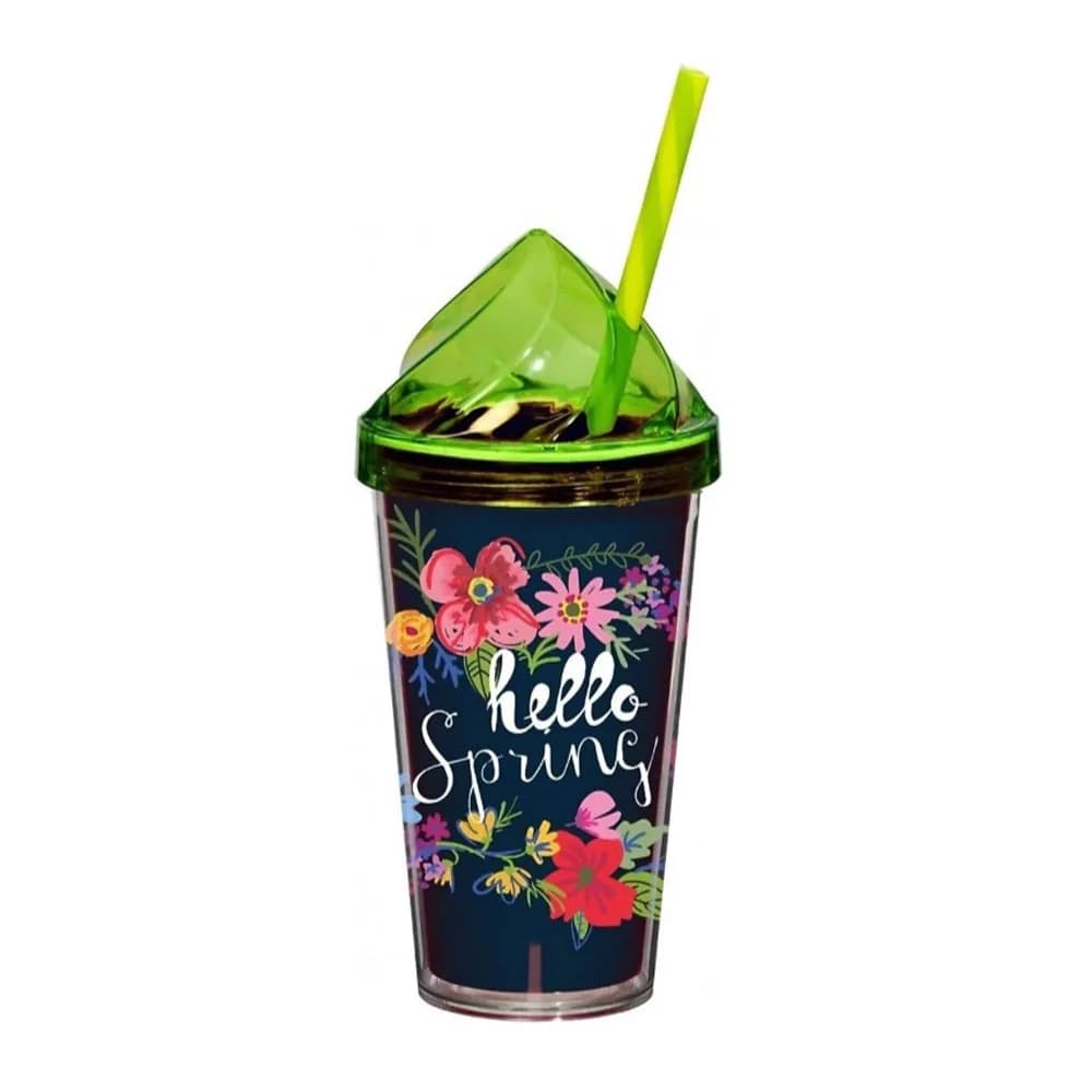 Herevin Desenli Çift Kat Pipetli Brdk-Hello Spring 540 CC 161349-003