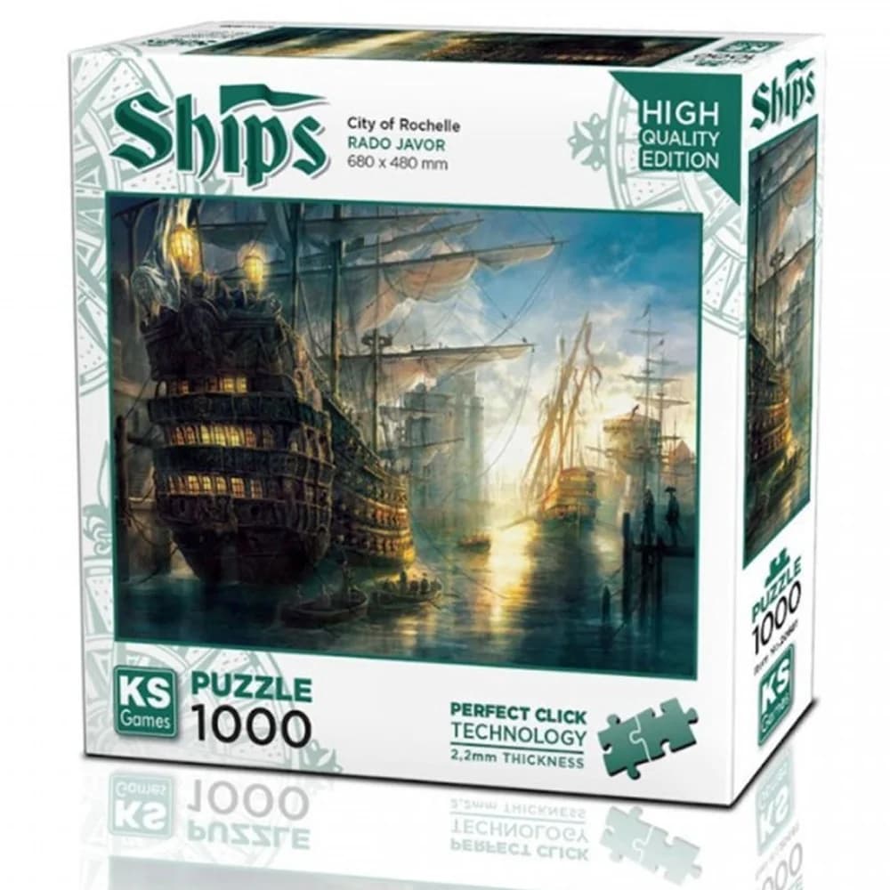 Ks Games Puzzle 1000 Parça City Of Rochelle 20681