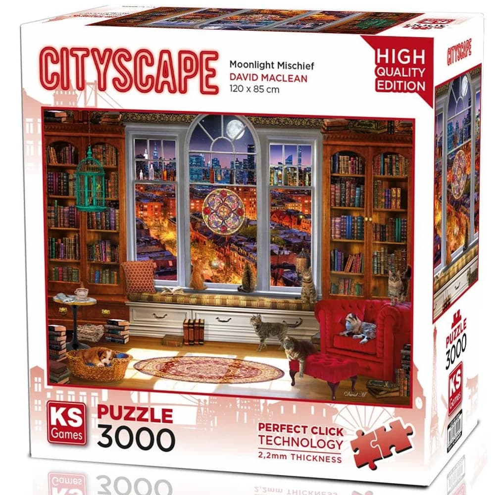 Ks Games Moonlight Mischief 3000 Parça Yetişkin Puzzle
