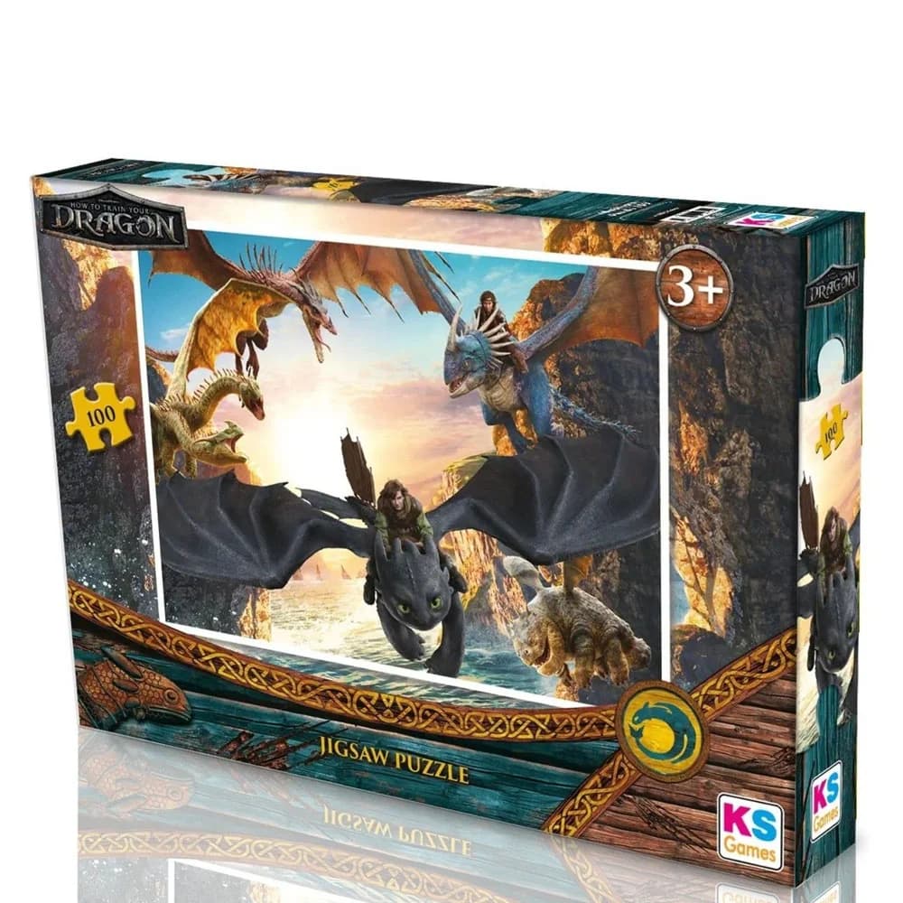 Ks Games How To Traın Your Dragon Puzzle 100 Prç.
