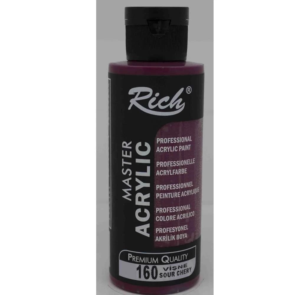 Rich Akrilik Boya Master 120 CC Vişne 160