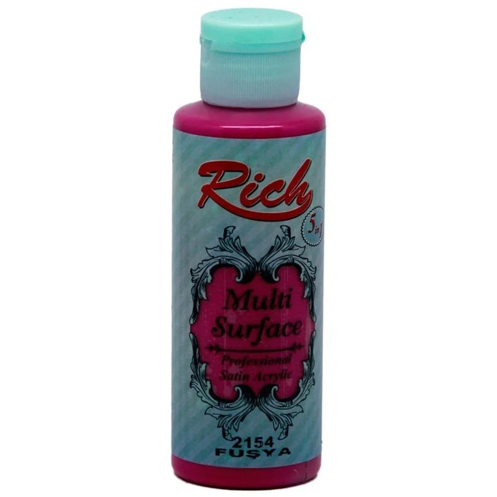 Rich Akrilik Boya Multi Surface 120 CC Fuşya 120-2154