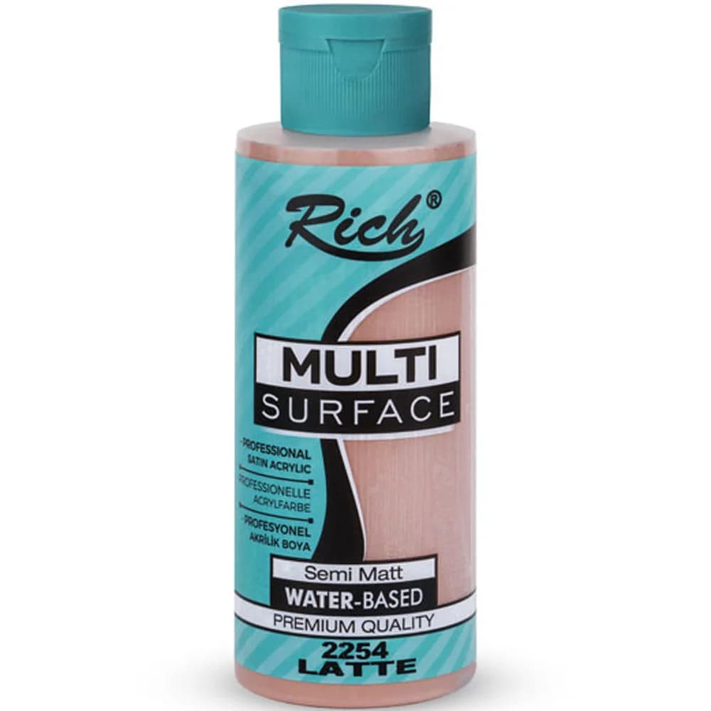 Rich Akrilik Boya Multi Surface 120 CC Latte 2254