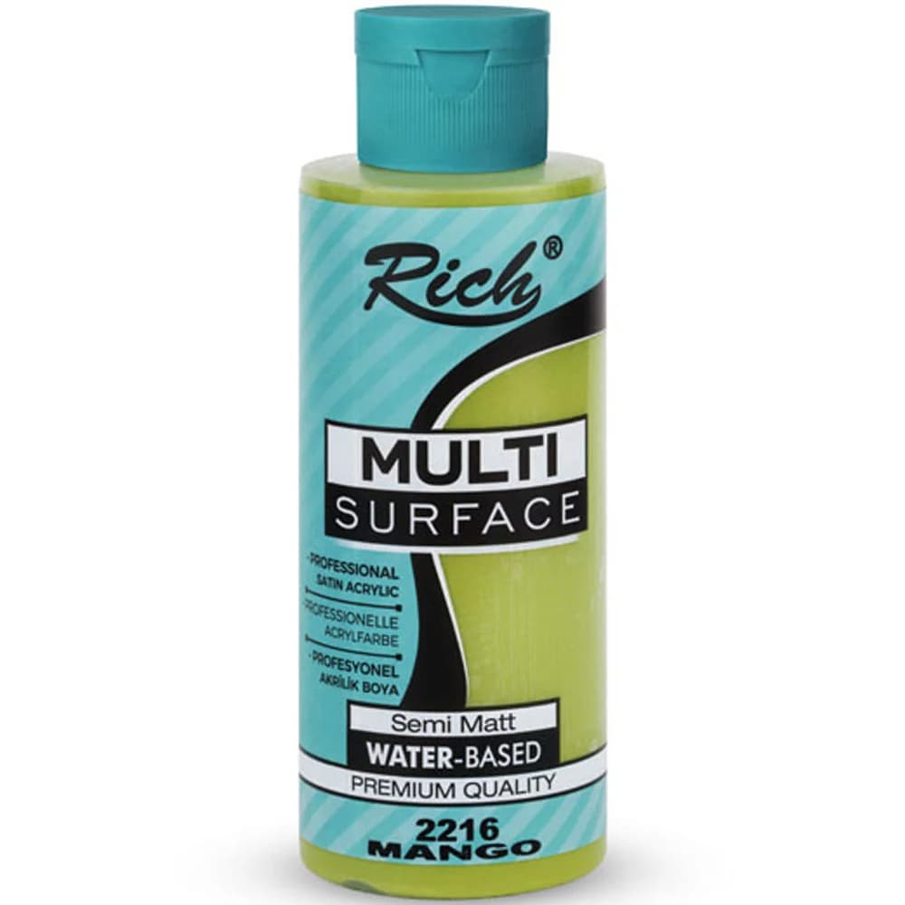 Rich Akrilik Boya Multi Surface 120 CC Mango 2216