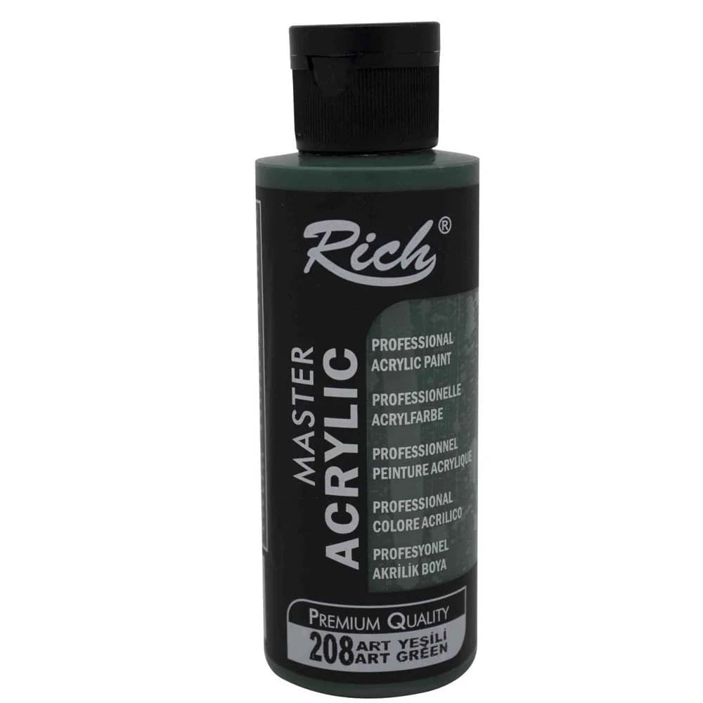 Rich Akrilik Boya Master 120 CC Art Yeşili 208