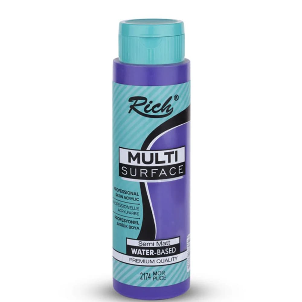 Rich Akrilik Boya Multi Surface 500 CC Mor 500-2158
