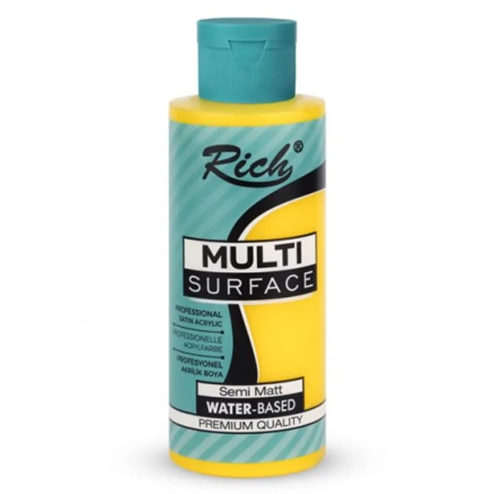 Rich Akrilik Boya Multi Surface 120 CC Sarı 2129