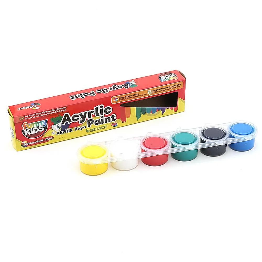 Funny Kıds Akrilik 6x15 Sıralı Set 3100