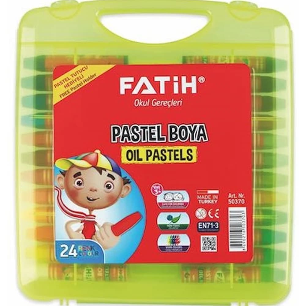 Fatih Pastel Boya Çantalı 24 Renk 50370