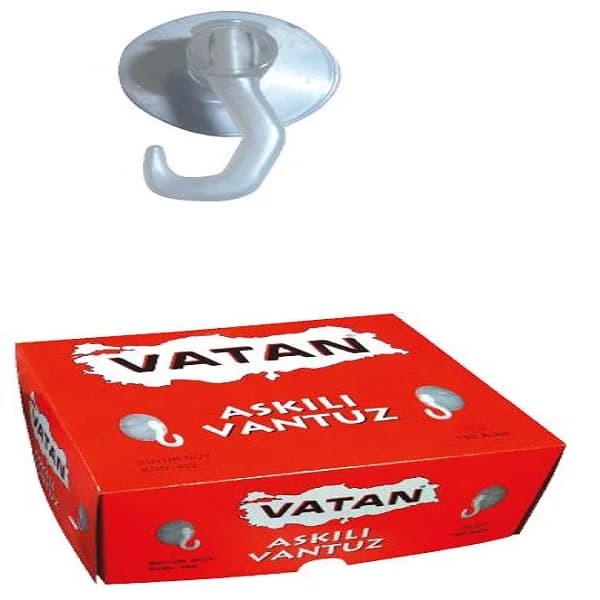 Vatan Vantuz Kancalı 100 Lü Büyük Vt402