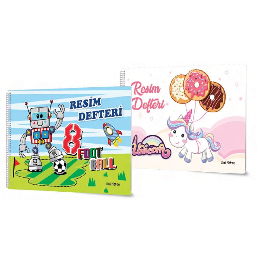 Çınar Resim Defteri Spiralli Plastik Kapak 17x24 25 YP 330008